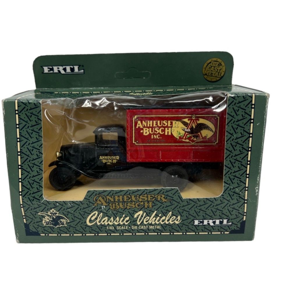 ERTL Anheuser Busch Die Cast Metal 1930 Chevy Delivery Truck Vintage 1993